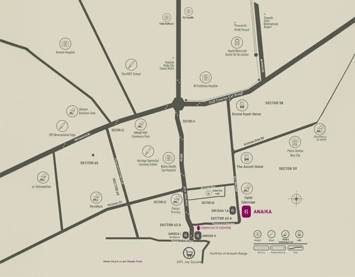 Birla Drisha Location Map